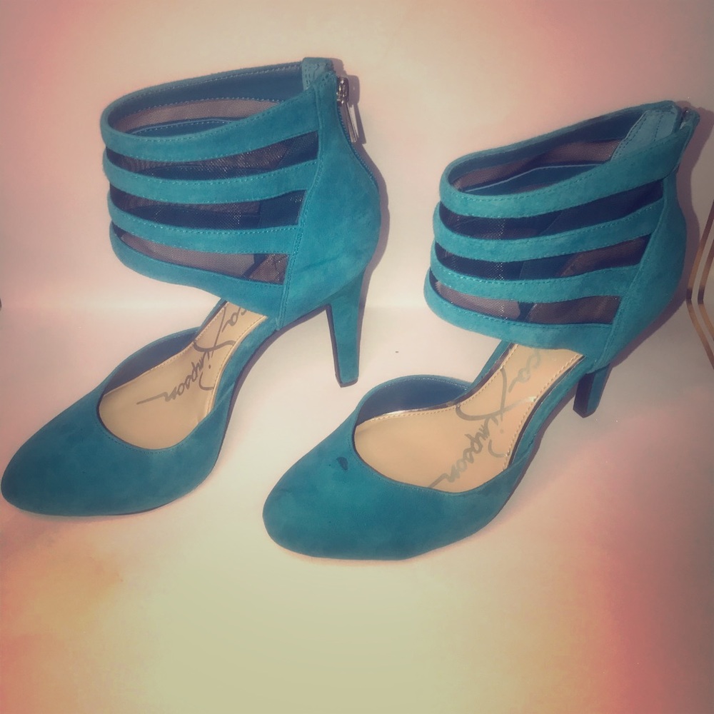 Jessica Simpson Ankle Zip Heels
